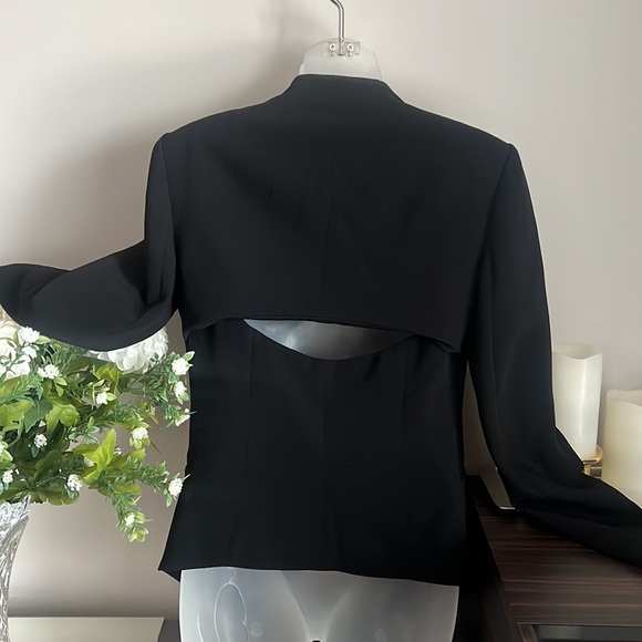 Rag & Bone black, back cut-out blazer - Picture 2 of 5